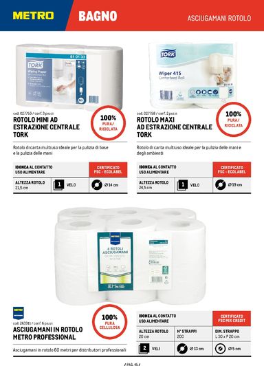 Volantino METRO - Metro - Catalogo Detergenza valido dal 04/06 al 04/06 - pagina 45