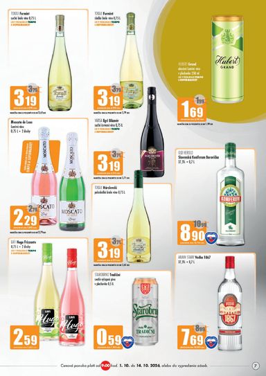 Leták COOP Jednota - COOP Jednota - Galanta od 01.10. do 14.10. - strana 7