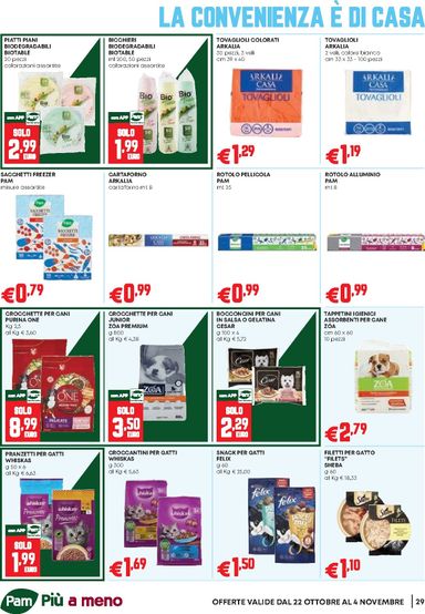 Volantino Pam - Pam - Occasioni Extra valido dal 22/10 al 04/11 - pagina 29