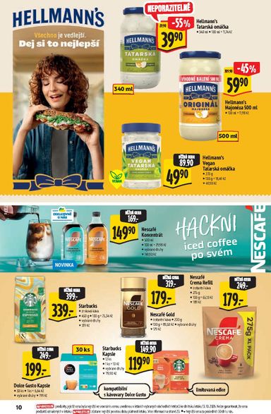 Leták Albert - Albert Hypermarket - Značková kvalita od 21.10. do 03.11. - strana 10