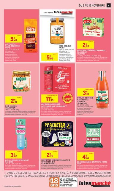 Catalogue Intermarché - Intermarché valable dès le 03/11 au 15/11 - page 31