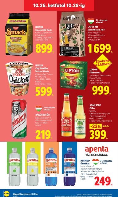 Akciós újság Lidl - Lidl érvényes 10.22.-tól 10.28.-ig - 68 oldal