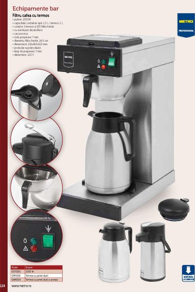 Catalogul Metro - Metro - Echipamente Profesionale pentru HoReCa de la 01.01. până la 31.12. - pagina 124