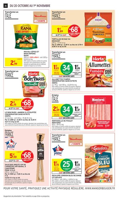 Catalogue Intermarché - Intermarché Hyper valable dès le 20/10 au 01/11 - page 26