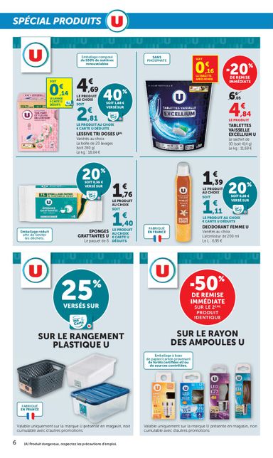 Catalogue Super U - Super U valable dès le 13/10 au 25/10 - page 6