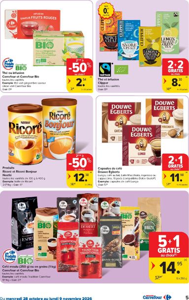 Folder Carrefour - Carrefour Hypermarchés van 28/10 tot 09/11 - side 5