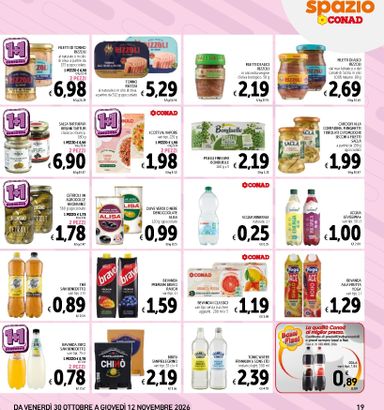 Volantino Spazio Conad - Spazio Conad - Roma valido dal 30/10 al 12/11 - pagina 19