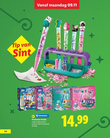 Folder Lidl - Lidl - Speelgoedboek van 09-10 tot 05-12 - side 54