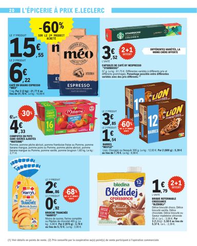 Catalogue E.Leclerc - E.Leclerc - Nos promos du moment valable dès le 13/10 au 24/10 - page 20