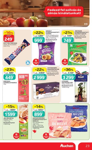 Akciós újság Auchan - Auchan Hipermarket érvényes 10.22.-tól 10.28.-ig - 23 oldal
