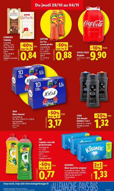 Catalogue Lidl - Lidl valable dès le 29/10 au 04/11 - page 19