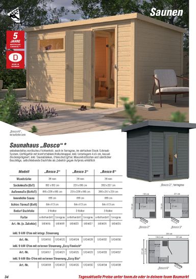 Prospekt toom - Toom - Pool, Sauna & Klima gültig ab 01.03. bis 31.12. - seite 34