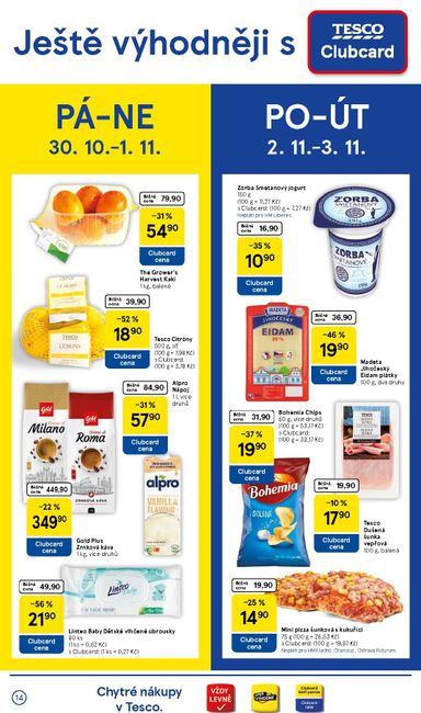 Leták Tesco - Tesco od 29.10. do 03.11. - strana 14