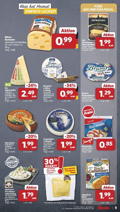 Prospekt Famila Nordwest - Famila Nordwest gültig ab 19.10. bis 24.10. - seite 9