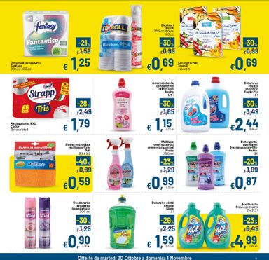 Volantino Qui discount - Qui discount valido dal 20/10 al 01/11 - pagina 9
