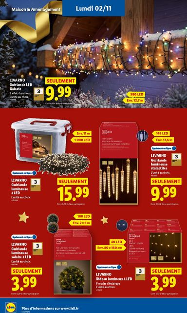 Catalogue Lidl - Lidl valable dès le 29/10 au 04/11 - page 56