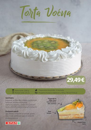 Katalog INTERSPAR - Interspar - Torte vrijedi od 10.08. do 31.12. - stranica 13