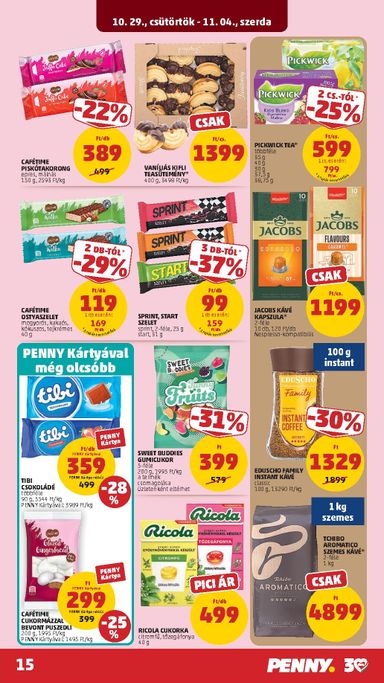 Akciós újság PENNY - PENNY érvényes 10.29.-tól 11.04.-ig - 19 oldal