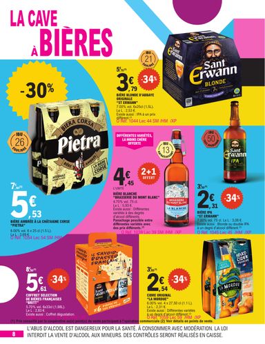 Catalogue E.Leclerc - E.Leclerc - Foire à la bière valable dès le 13/10 au 24/10 - page 8