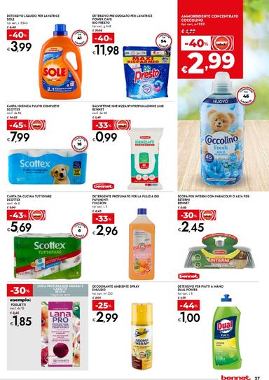 Volantino Bennet - Bennet - Sapori d’Italia valido dal 15/10 al 28/10 - pagina 27