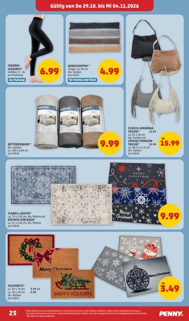 PENNY-Flugblatt - PENNY gültig ab 29.10. bis 04.11. - seite 23