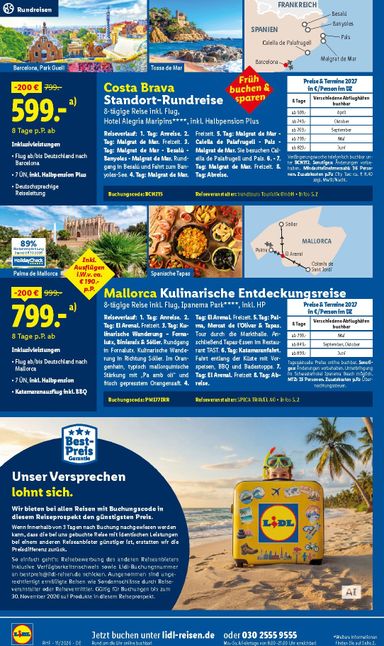 Prospekt Lidl - Lidl - Reise-Highlights gültig ab 28.10. bis 30.11. - seite 20