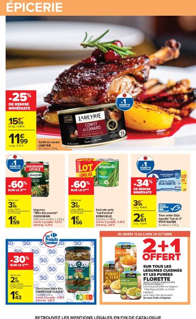 Catalogue Carrefour - Carrefour valable dès le 13/10 au 26/10 - page 47