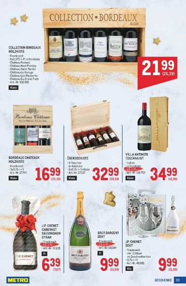 METRO-Flugblatt - Metro - Weihnachtsdeko gültig ab 15.10. bis 24.12. - seite 33