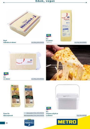 Katalog Metro - Metro - Poslovna rješenja - Pizzeria vrijedi od 06.07. do 31.12. - stranica 53
