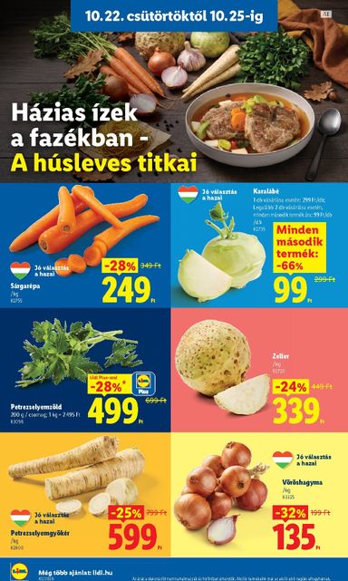 Akciós újság Lidl - Lidl érvényes 10.22.-tól 10.28.-ig - 6 oldal