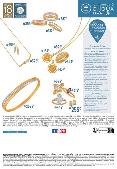 Catalogue E.Leclerc - E.Leclerc - Bijoux valable dès le 20/10 au 31/10 - page 8