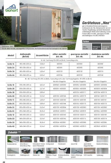 Prospekt toom - Toom - Gartenhäuser & Carports gültig ab 01.03. bis 31.12. - seite 36