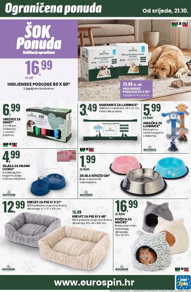 Katalog Eurospin - Eurospin vrijedi od 21.10. do 27.10. - stranica 15