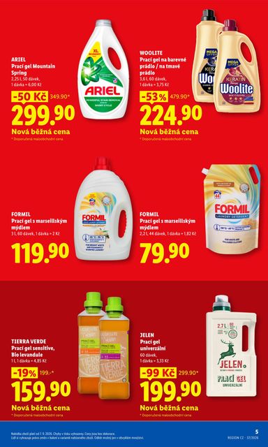 Leták Lidl - Lidl - Ceny v klidu od 07.09. do 30.11. - strana 5