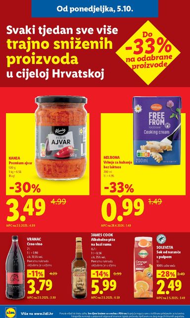 Katalog Lidl - Lidl - Svaki tjedan trajno snižene cijene vrijedi od 05.10. do 31.10. - stranica 6