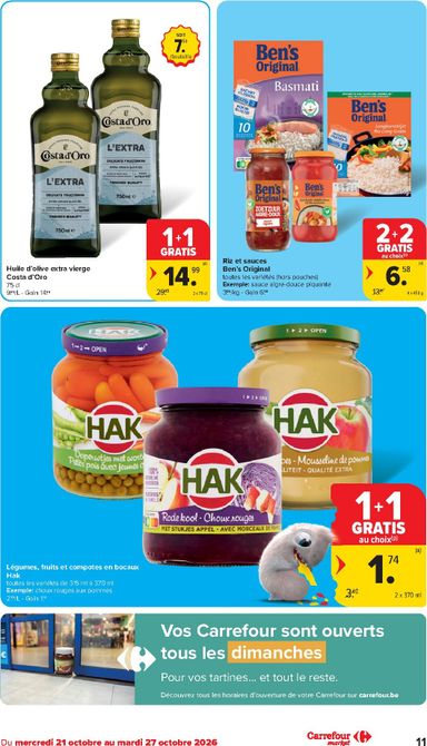 Folder Carrefour - Carrefour Market van 21/10 tot 27/10 - side 11