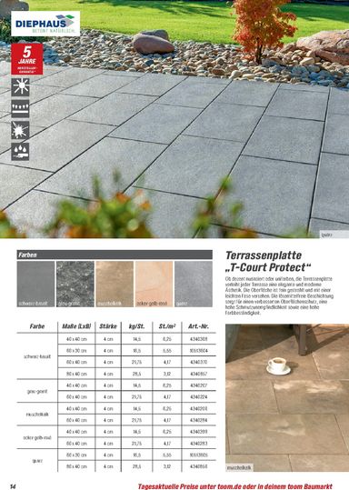 Prospekt toom - Toom - Gartenbaustoffe gültig ab 01.03. bis 31.12. - seite 14