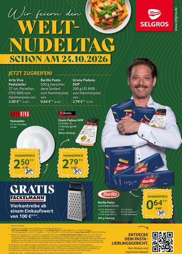 Prospekt Selgros - Selgros - Weltnudeltag gültig ab 24.10. bis 24.10. - seite 1