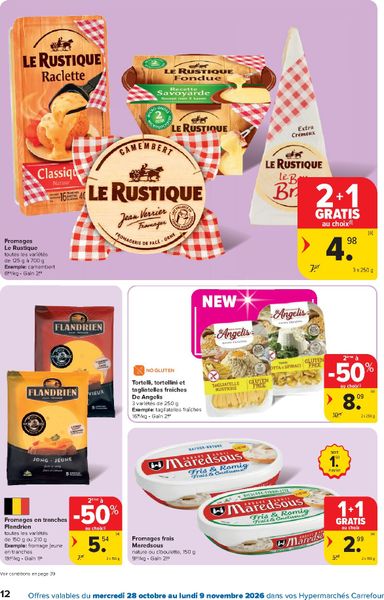 Folder Carrefour - Carrefour Hypermarchés van 28/10 tot 09/11 - side 12