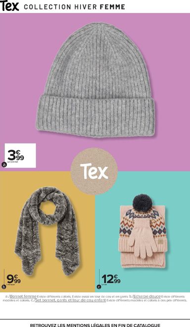 Catalogue Carrefour - Carrefour - Tex Catalogue Hiver valable dès le 20/10 au 02/11 - page 8
