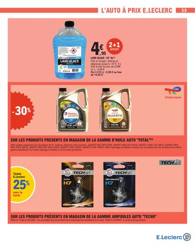 Catalogue E.Leclerc - E.Leclerc - Nos promos du moment valable dès le 13/10 au 24/10 - page 35