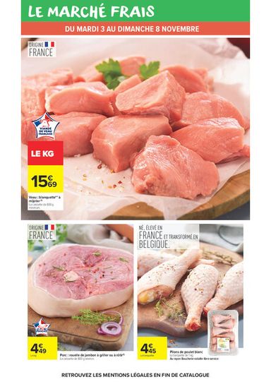 Catalogue Carrefour Market - Carrefour Market valable dès le 03/11 au 15/11 - page 18
