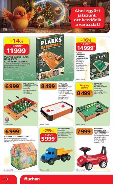 Akciós újság Auchan - Auchan Hipermarket érvényes 10.22.-tól 11.25.-ig - 38 oldal