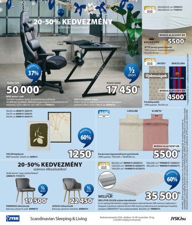 Akciós újság JYSK - JYSK érvényes 10.14.-tól 11.29.-ig - 25 oldal