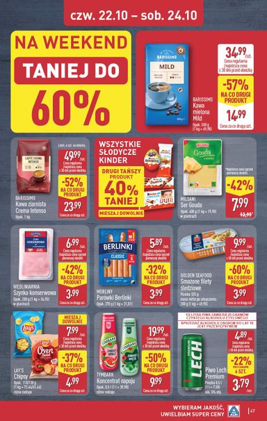 Gazetka ALDI - ALDI od 19.10. do 24.10. - strona 47