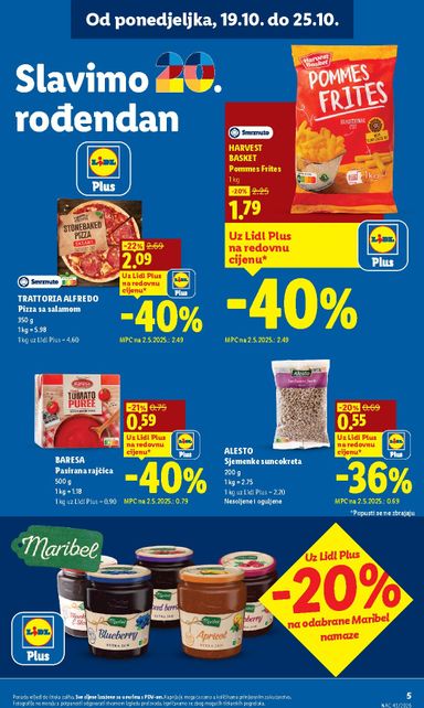 Katalog Lidl - Lidl vrijedi od 19.10. do 25.10. - stranica 5