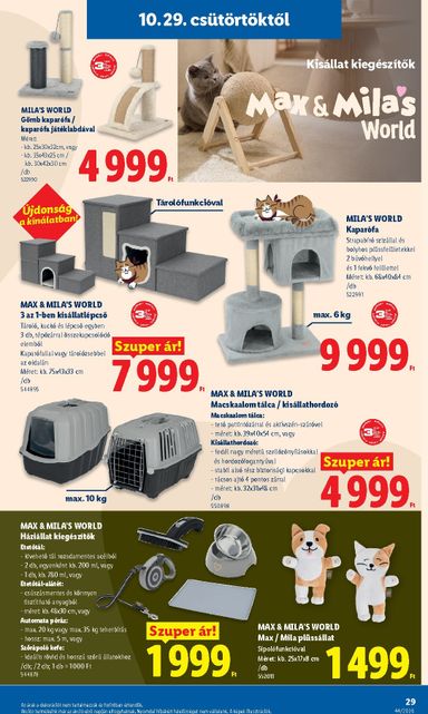 Akciós újság Lidl - Lidl érvényes 10.29.-tól 11.04.-ig - 29 oldal