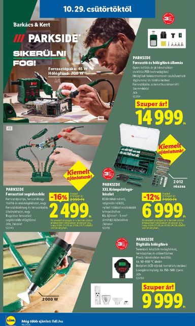 Akciós újság Lidl - Lidl - Nonfood érvényes 10.29.-tól 11.04.-ig - 10 oldal