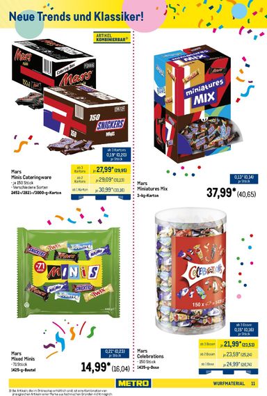 Prospekt METRO - Metro - Wurfmaterial Karneval gültig ab 01.10. bis 31.10. - seite 11