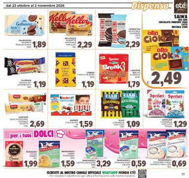 Volantino Eté - Eté - Prime valido dal 23/10 al 02/11 - pagina 17